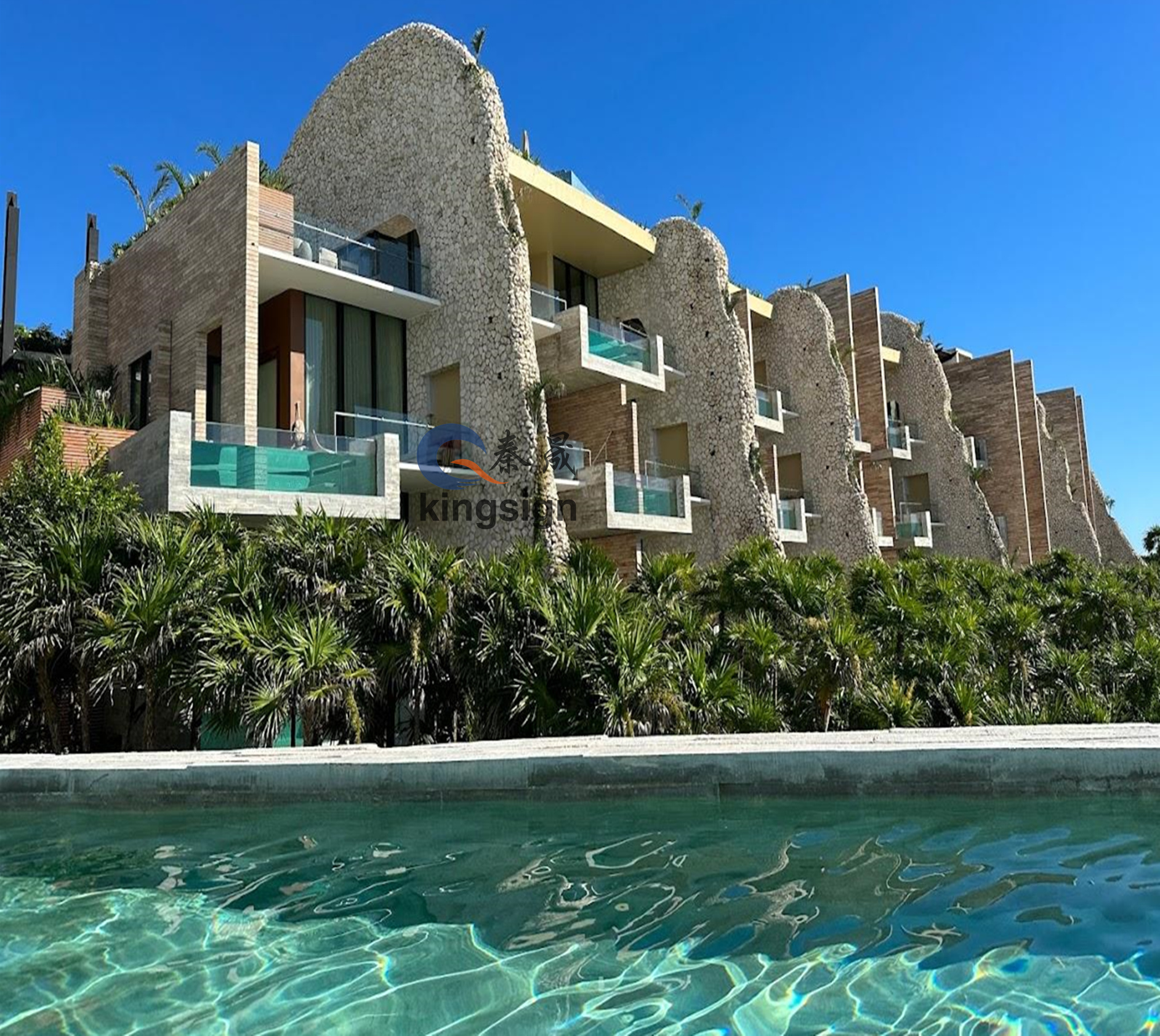 Kingsign акрилен прозорец за басейн и панел за наблюдение